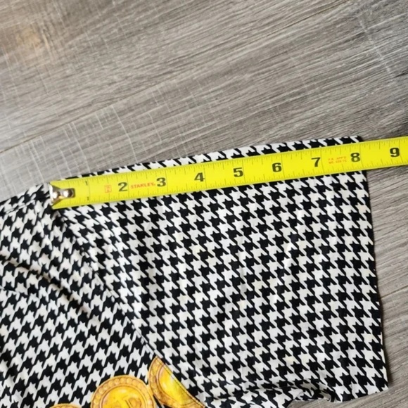 Christian Dior Houndstooth Button Polo Top Shirt Small Med 90 Vintage Dior Box - Picture 14 of 14